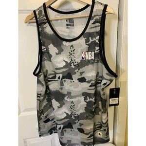 NBA Camouflage Muscle T‎ Shirt Men’s Sz L NWT Rare
